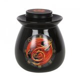 Set ceara parfumata de soia, wax melt si lampa aromaterapie Dragonul Beltane - Anne Stokes